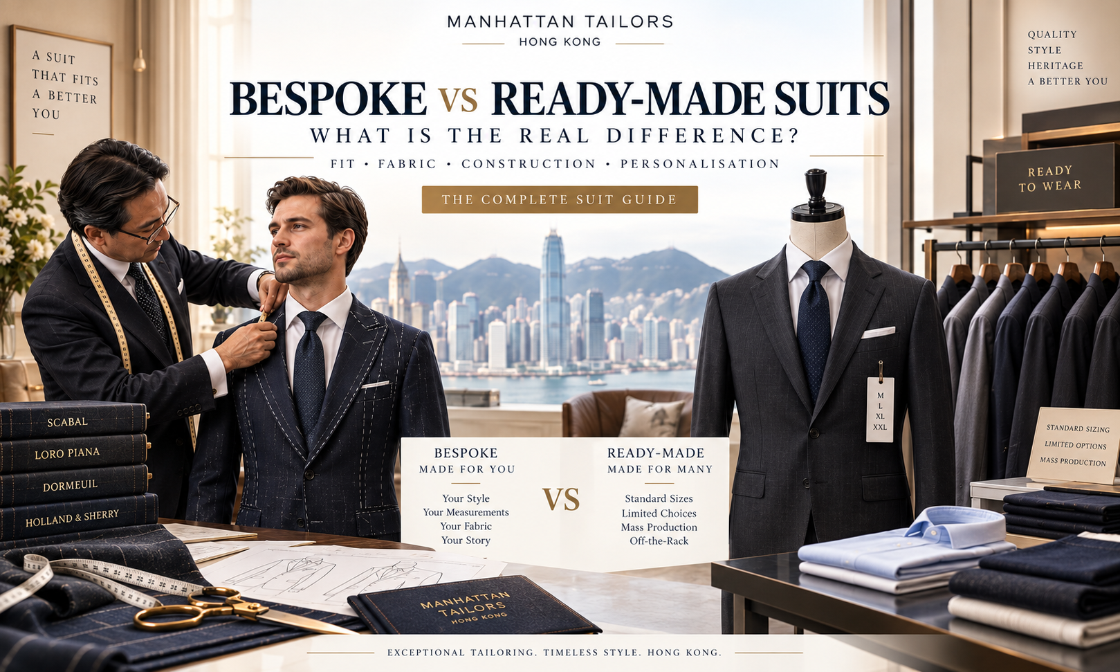 Bespoke vs Ready-Made Suits: What Is the Real Difference?